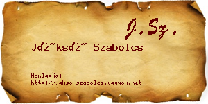 Jáksó Szabolcs névjegykártya